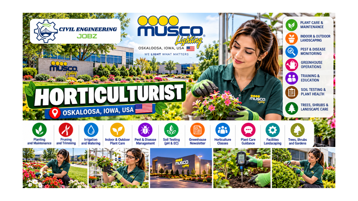 Horticulturist Jobs Oskaloosa IA 2026