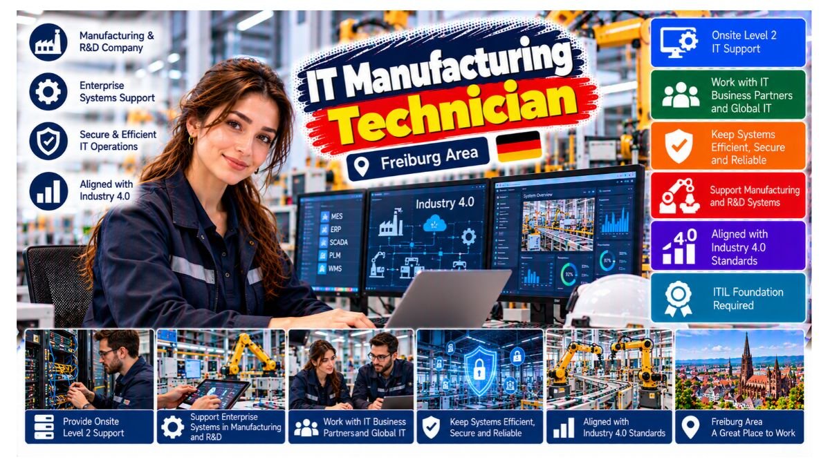 IT Manufacturing Technician Jobs Germany 2026
