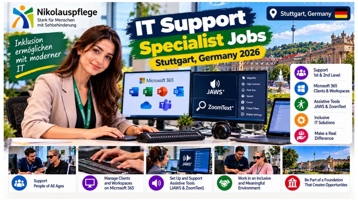 IT Support Specialist Jobs Stuttgart Germany 2026