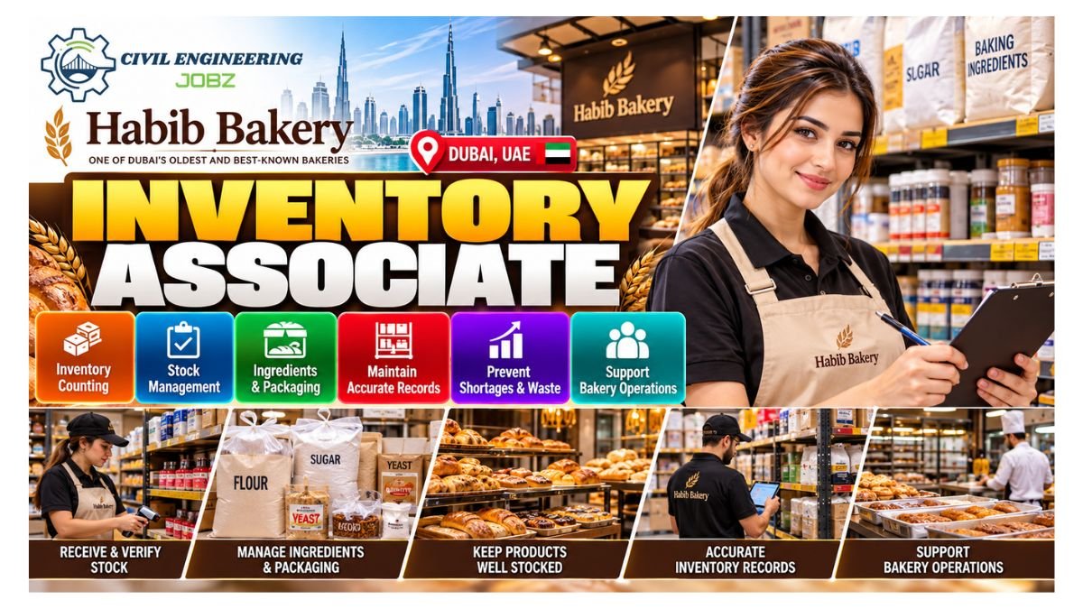 Inventory Associate Jobs Dubai UAE 2026 