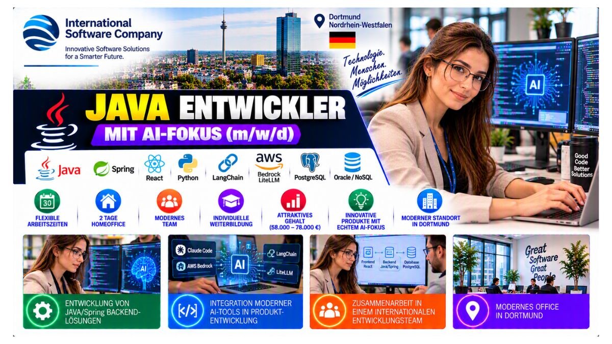 Java Entwickler Jobs Dortmund NRW 2026