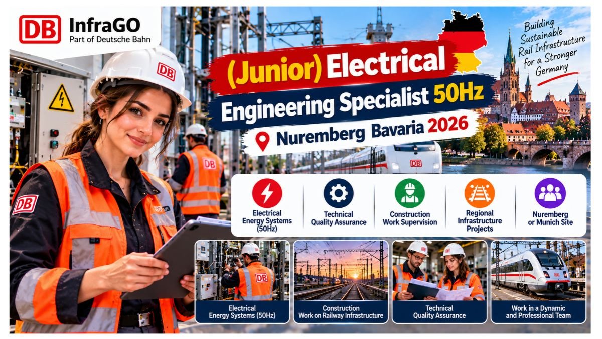 (Junior) Electrical Engineering Specialist 50Hz Jobs Nuremberg Bavaria 2026 