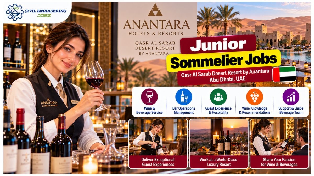 Junior Sommelier Jobs UAE 2026