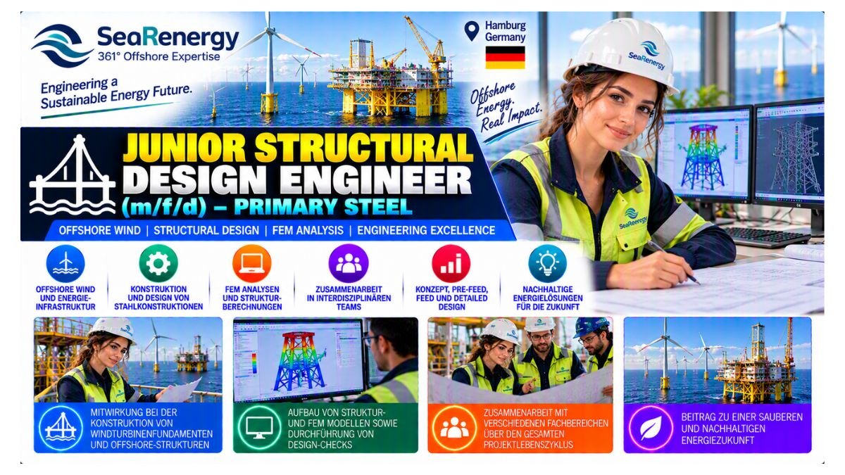 Junior Structural Design Engineer Jobs Hamburg Germany 2026