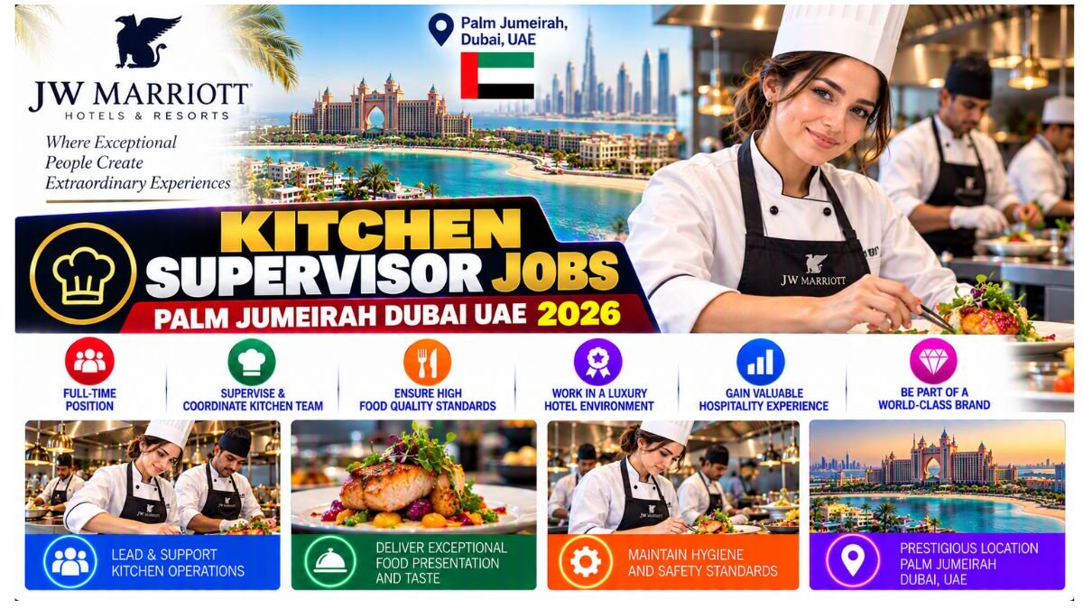 Kitchen Supervisor Jobs Palm Jumeirah Dubai UAE 2026 