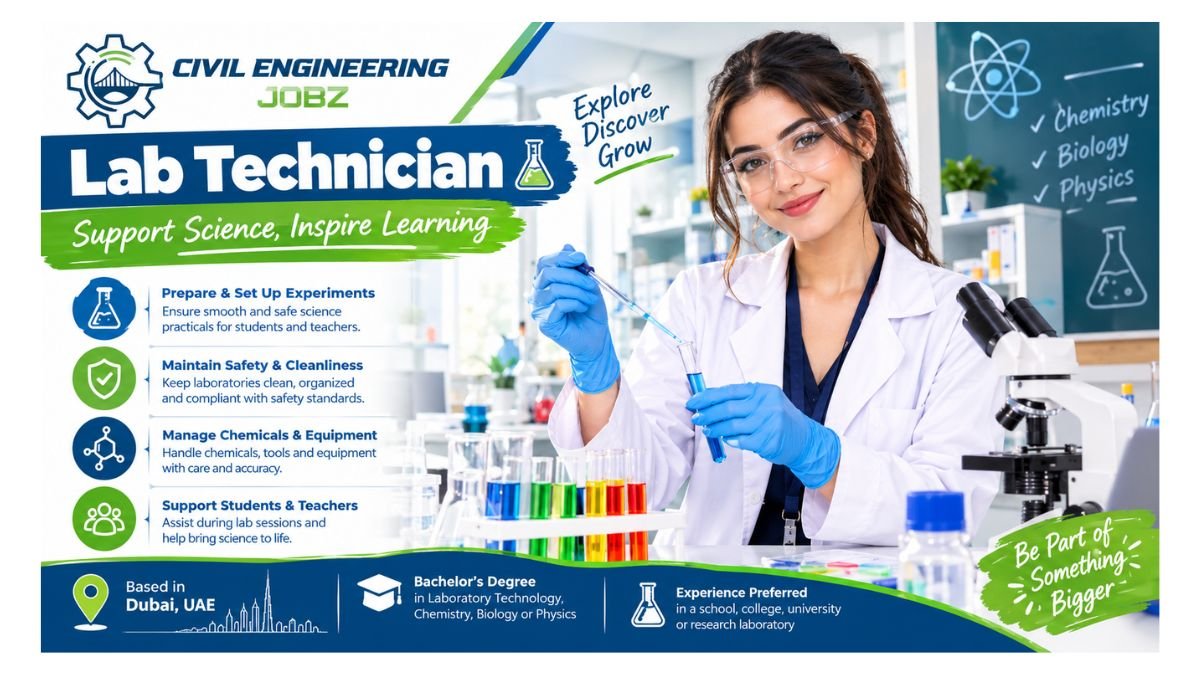 Lab Technician Jobs Dubai UAE 2026 