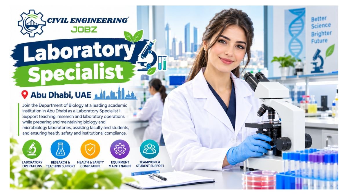 Laboratory Specialist Jobs Abu Dhabi UAE 2026
