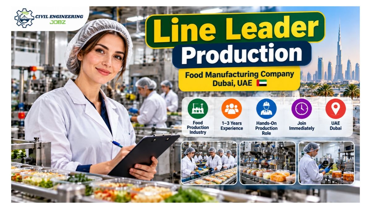 Line Leader Production Jobs Dubai 2026