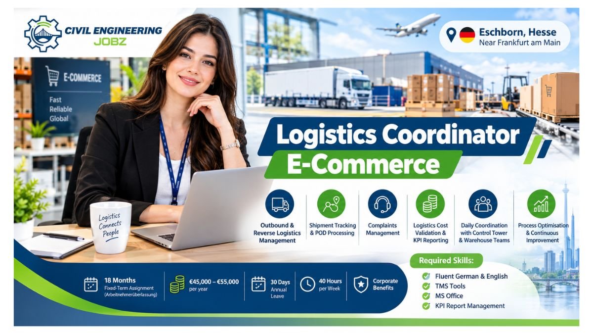 Logistics Coordinator E-Commerce Jobs Eschborn Germany 2026