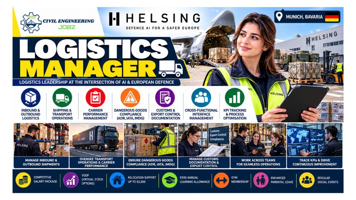 Logistics Manager Jobs Munich Bavaria Germany 2026