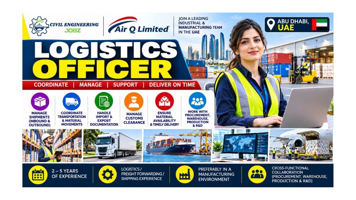 Logistics Officer Jobs Abu Dhabi UAE 2026