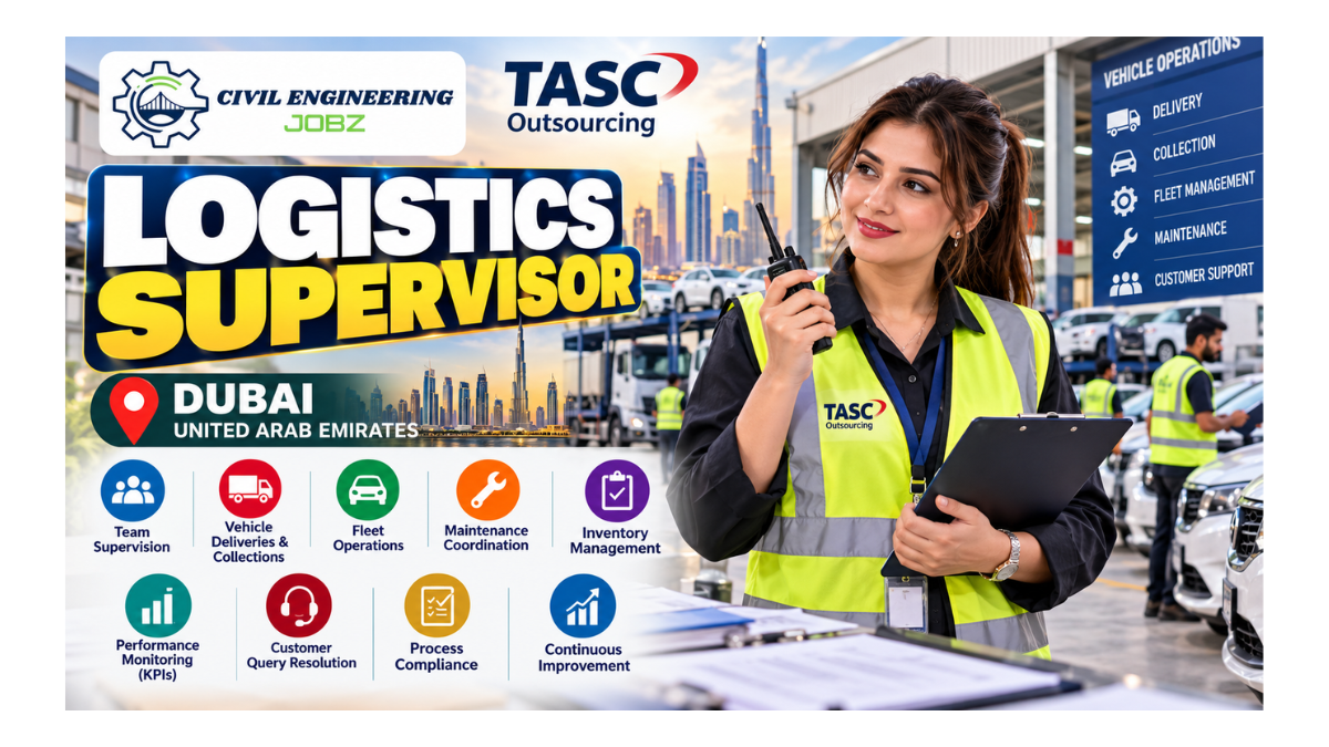 Logistics Supervisor Jobs Dubai 2026