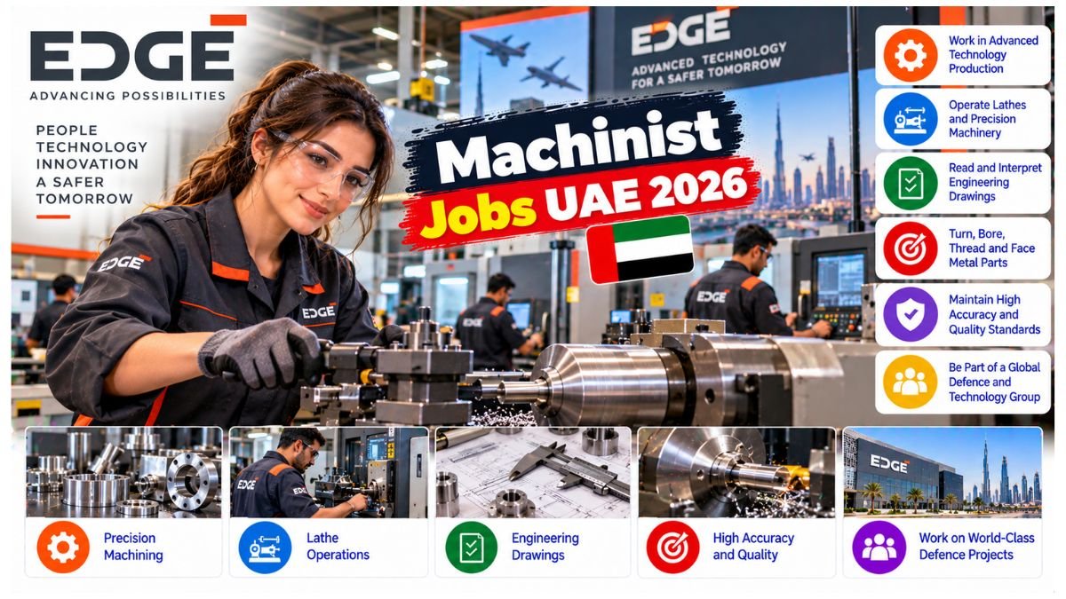 Machinist Jobs UAE 2026 