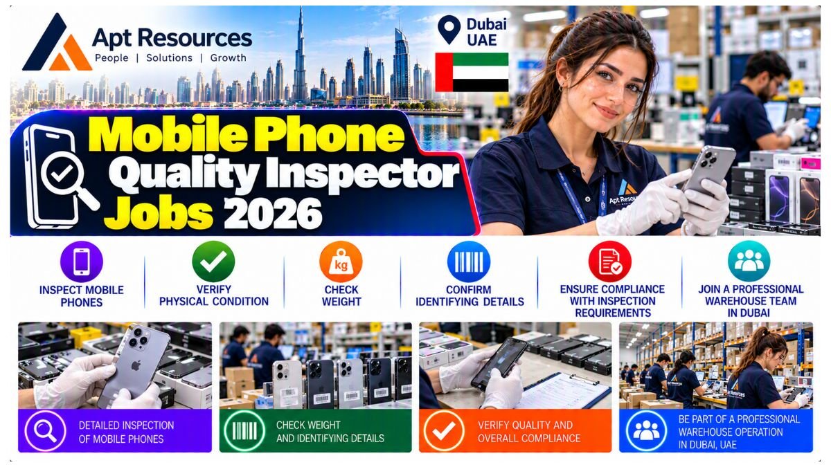 Mobile Phone Quality Inspector Jobs 2026