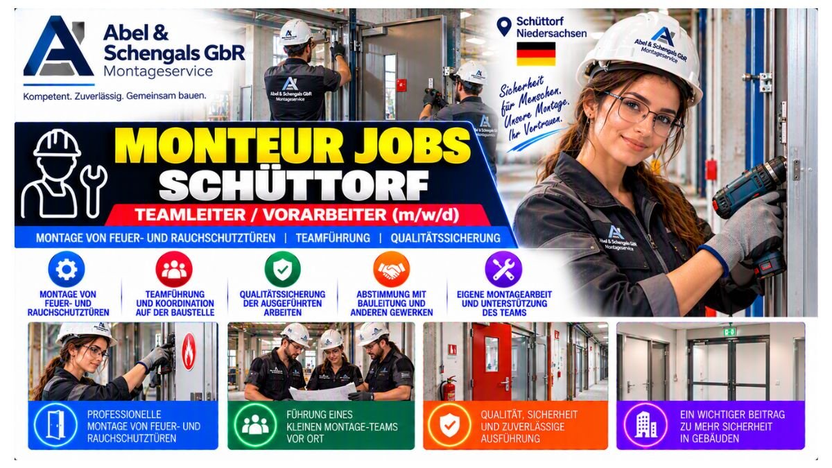 Monteur Jobs Schüttorf Germany 2026