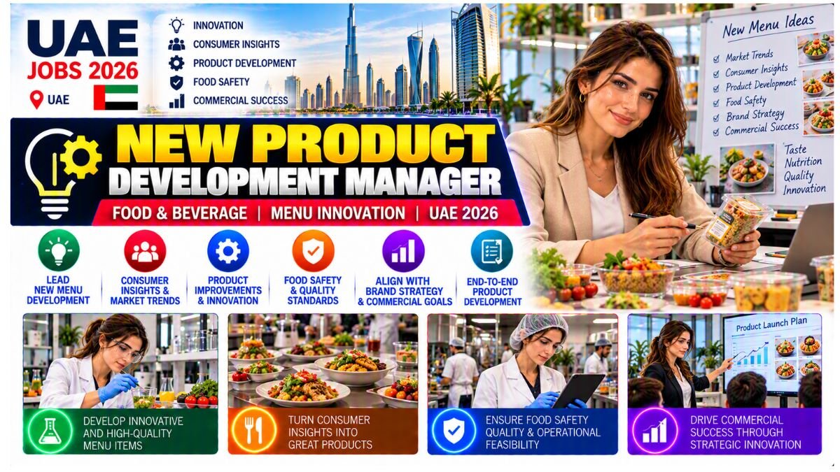 New Product Development Manager Jobs UAE 2026