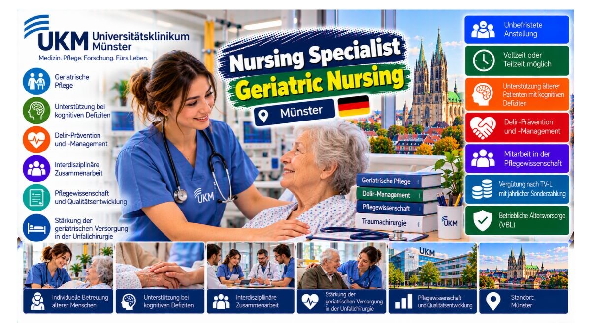 Nursing Specialist Geriatric Nursing Jobs Germany 2026