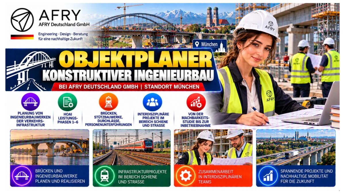 Objektplaner Konstruktiver Ingenieurbau Jobs München Bavaria Germany 2026