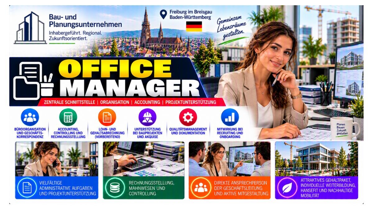 Office Manager Jobs Freiburg Germany 2026