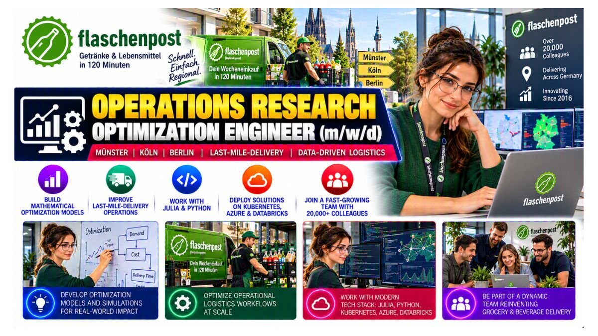 Operations Research Optimization Engineer Jobs Münster Germany 2026