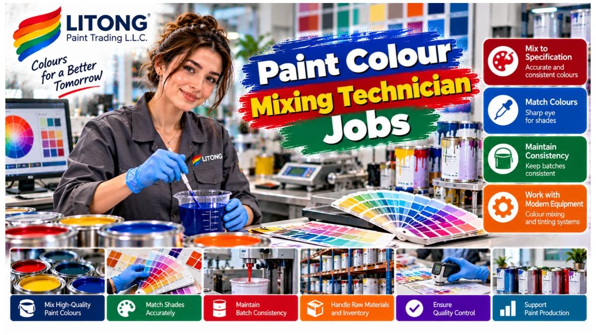 Paint Colour Mixing Technician Jobs UAE 2026