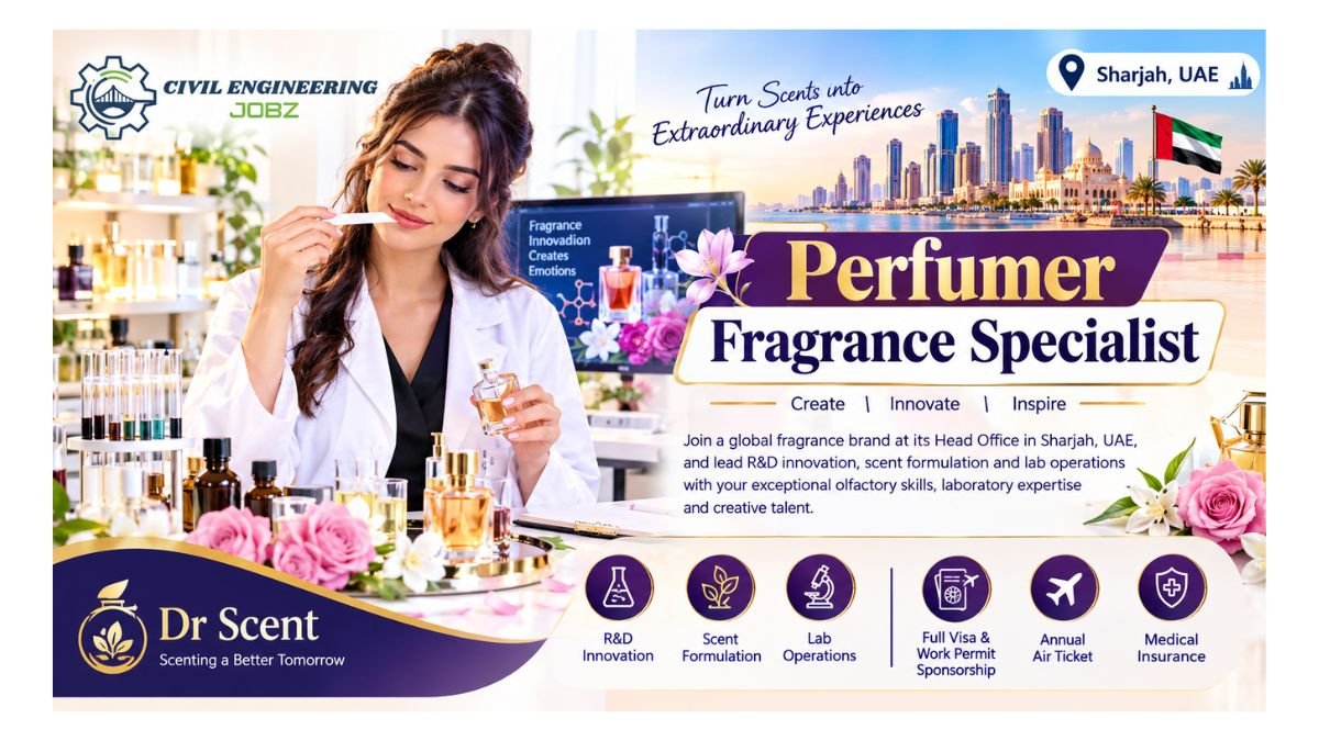 Perfumer Fragrance Specialist Jobs Sharjah UAE 2026