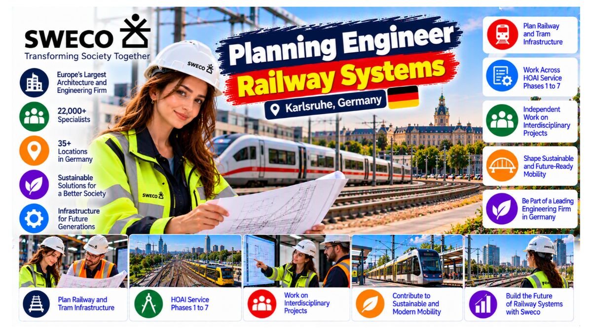 Planning Engineer Railway Systems Jobs Germany 2026 