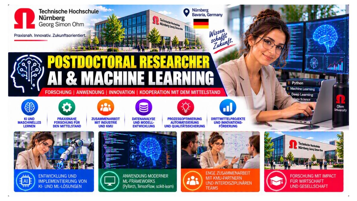Postdoctoral Researcher AI Machine Learning Jobs Nuremberg Germany 2026