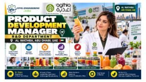 Product Development Manager Jobs Agthia UAE 2026