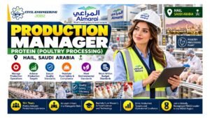 Production Manager Jobs Almarai Hail Saudi Arabia 2026