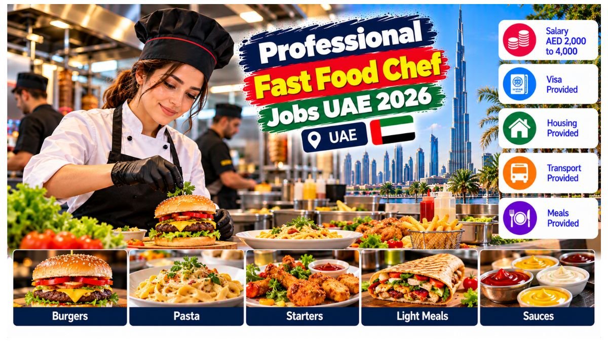 Professional Fast Food Chef Jobs UAE 2026
