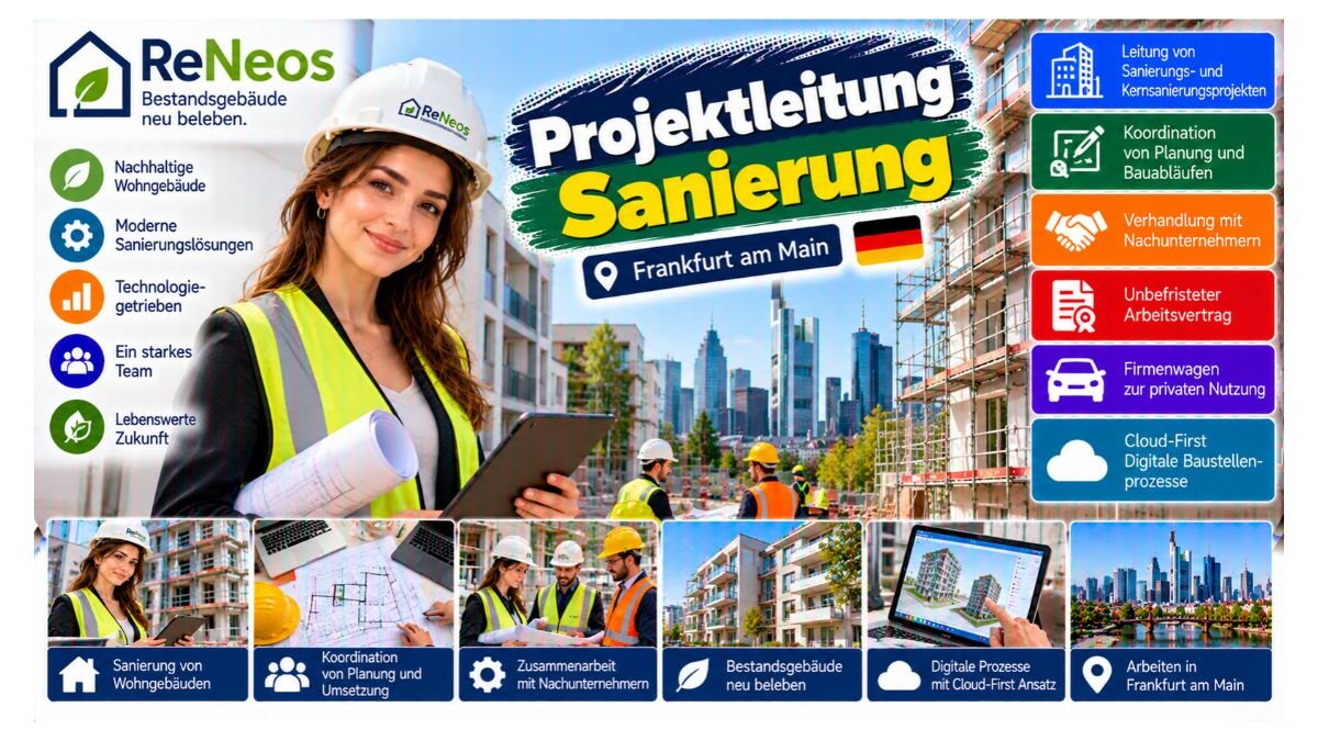 Projektleitung Sanierung Jobs Frankfurt Germany 2026