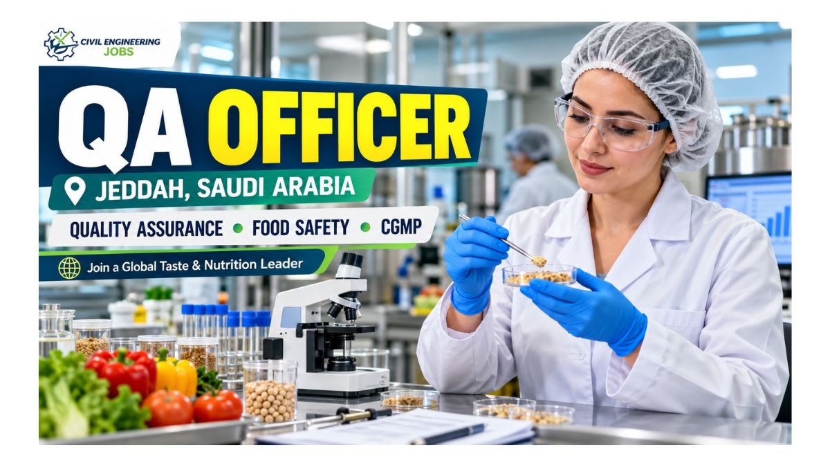 QA Officer Jobs Jeddah 2026 