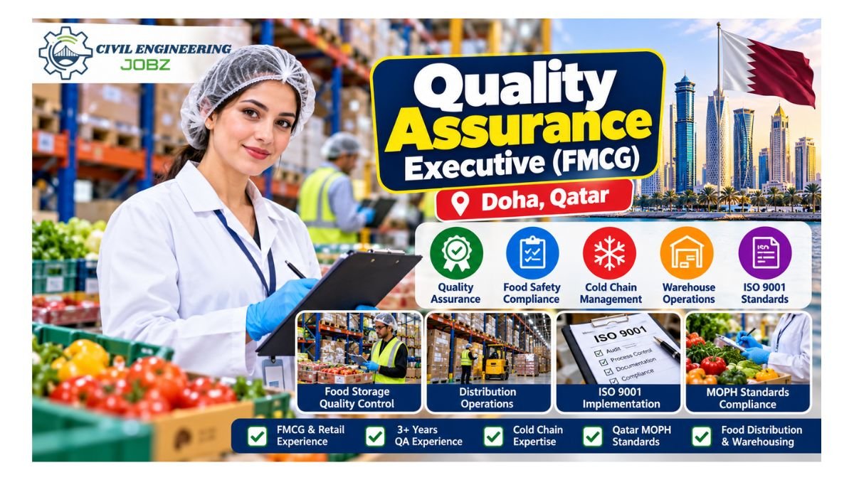Quality Assurance Executive Jobs Doha Qatar 2026