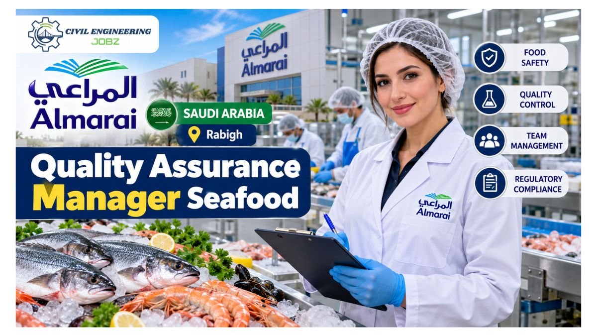 Quality Assurance Manager Seafood Jobs Rabigh 2026