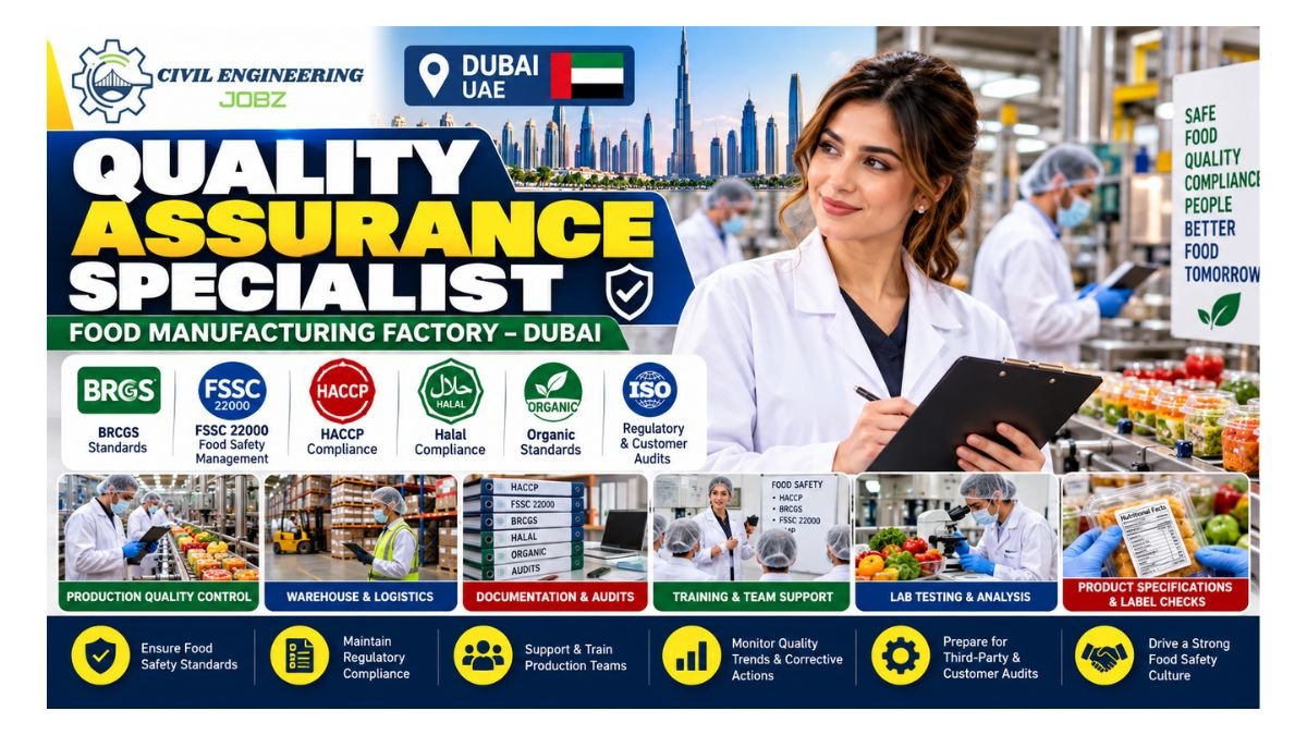 Quality Assurance Specialist Jobs Dubai 2026