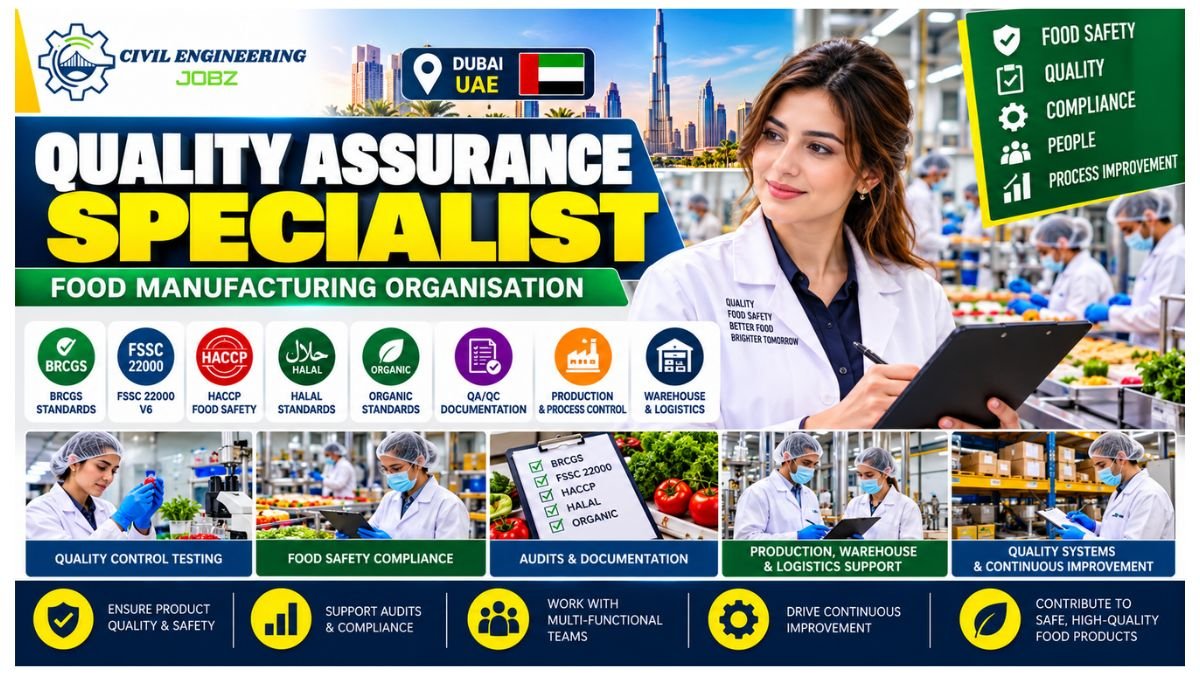 Quality Assurance Specialist Jobs Dubai UAE 2026 