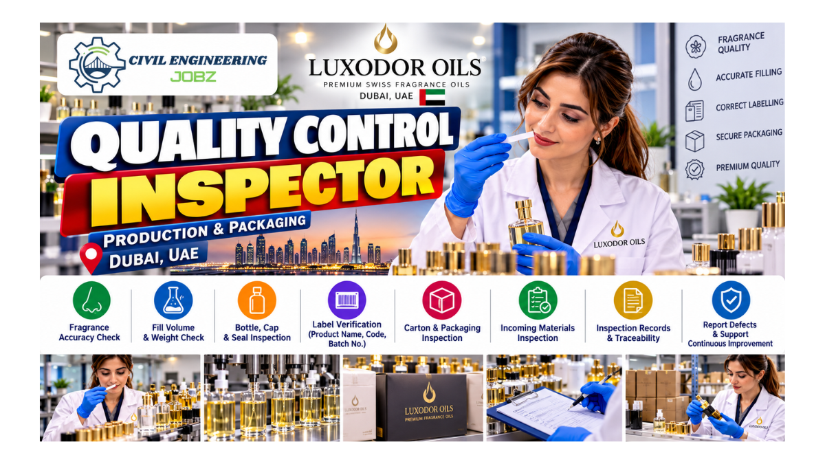 Quality Control Inspector Jobs Dubai 2026