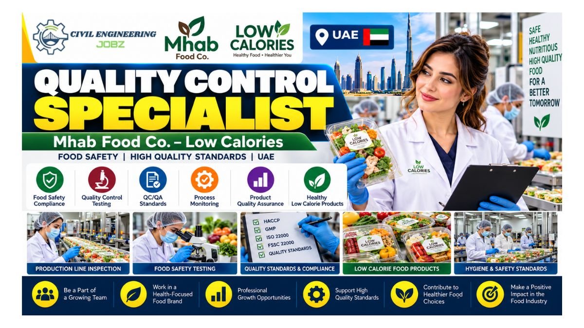 Quality Control Specialist Jobs UAE 2026