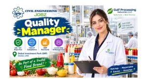 Quality Manager Jobs Dubai Investment Park UAE 2026