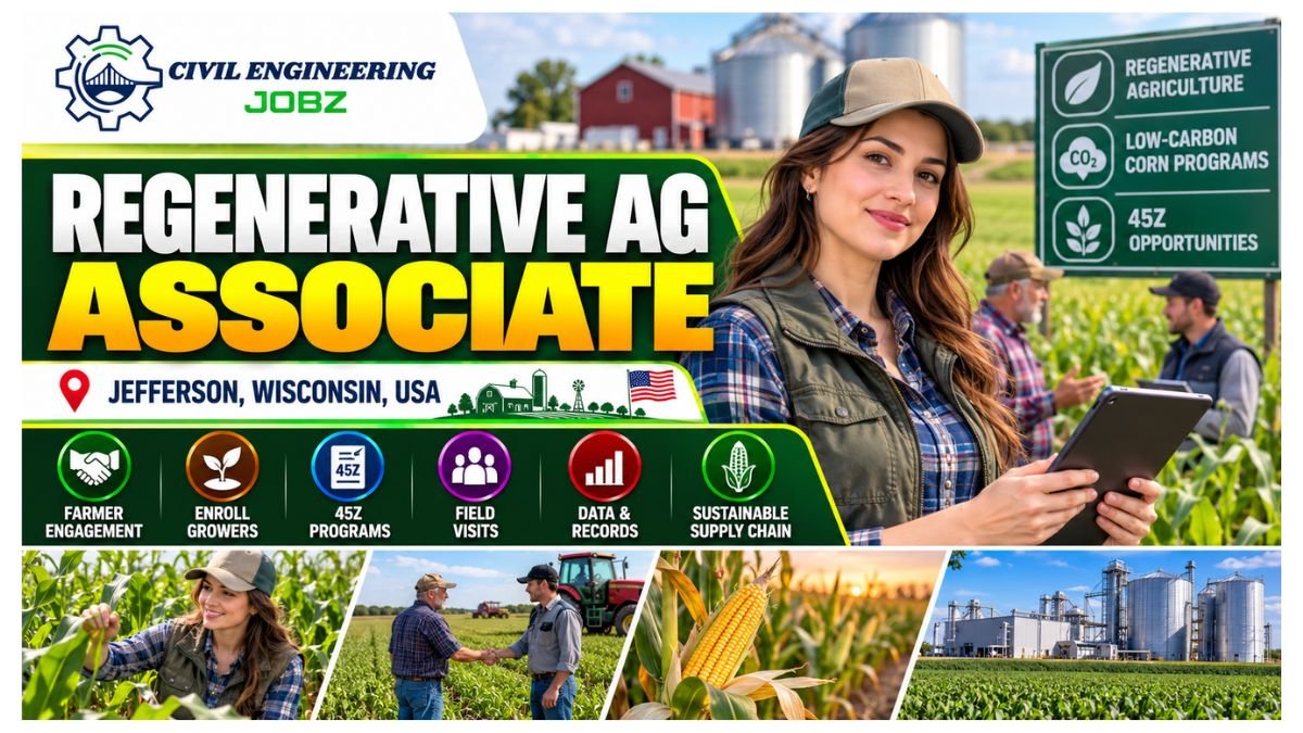 Regenerative Ag Associate Jobs Jefferson WI 2026