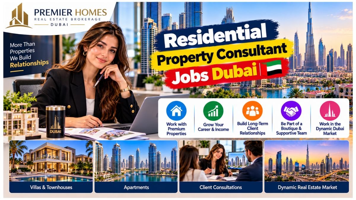 Residential Property Consultant Jobs Dubai 2026