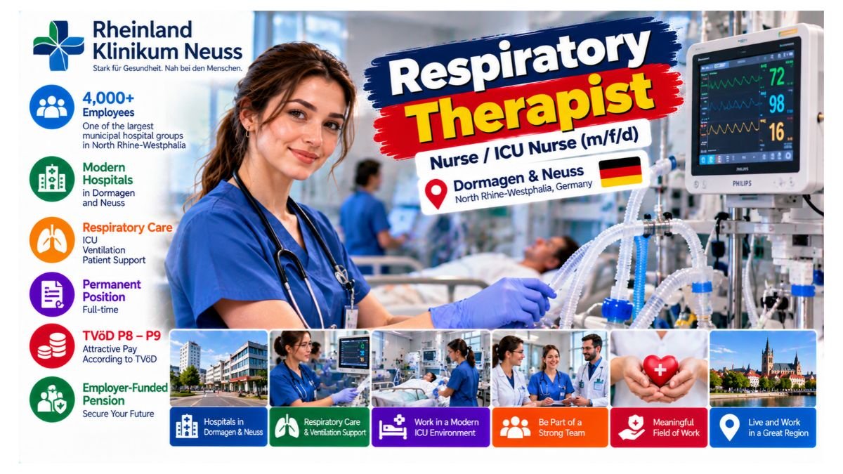 Respiratory Therapist Jobs Dormagen Germany 2026