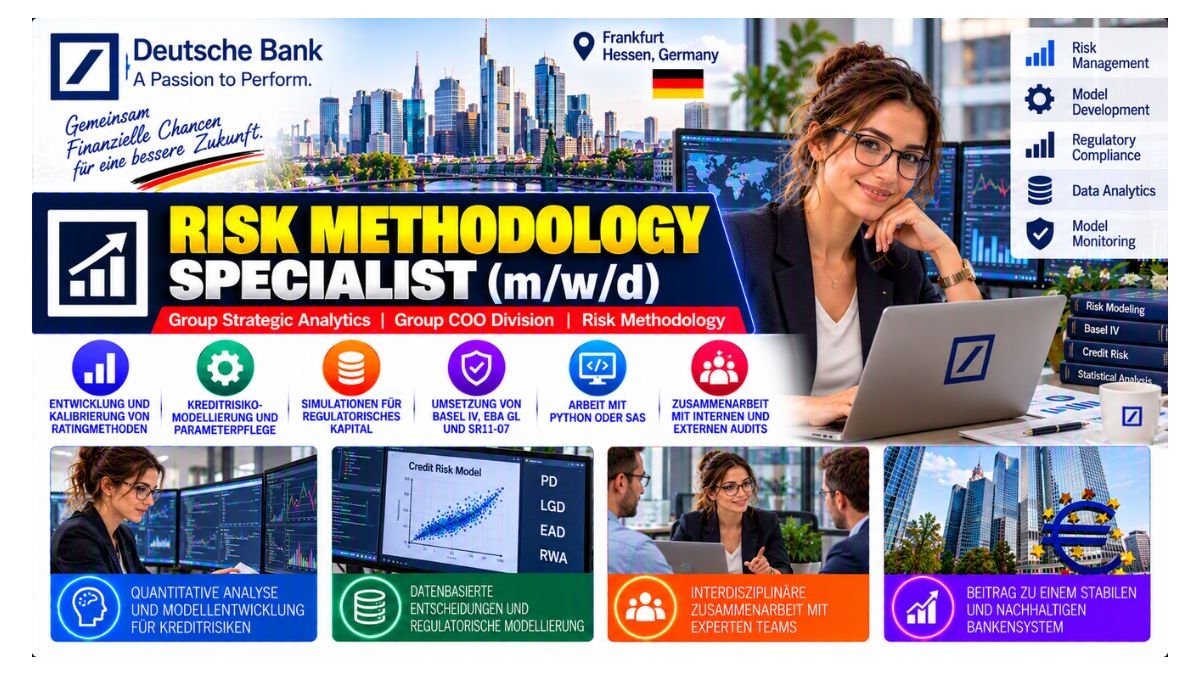 Risk Methodology Specialist Group Strategic Analytics Jobs Germany 2026