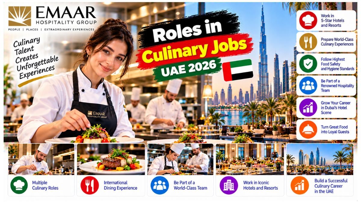 Roles in Culinary Jobs UAE 2026