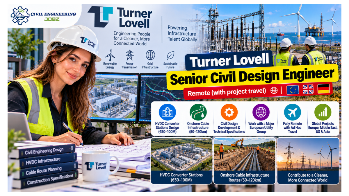Senior Civil Design Engineer HVDC Jobs Germany 2026
