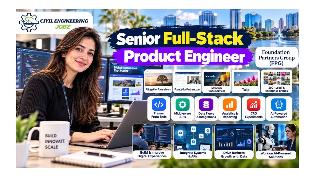 Senior Full-Stack Product Engineer Jobs Orlando FL 2026