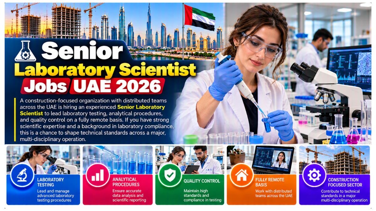 Senior Laboratory Scientist Jobs UAE 2026