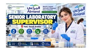 Senior Laboratory Supervisor Jobs Hail Saudi Arabia 2026
