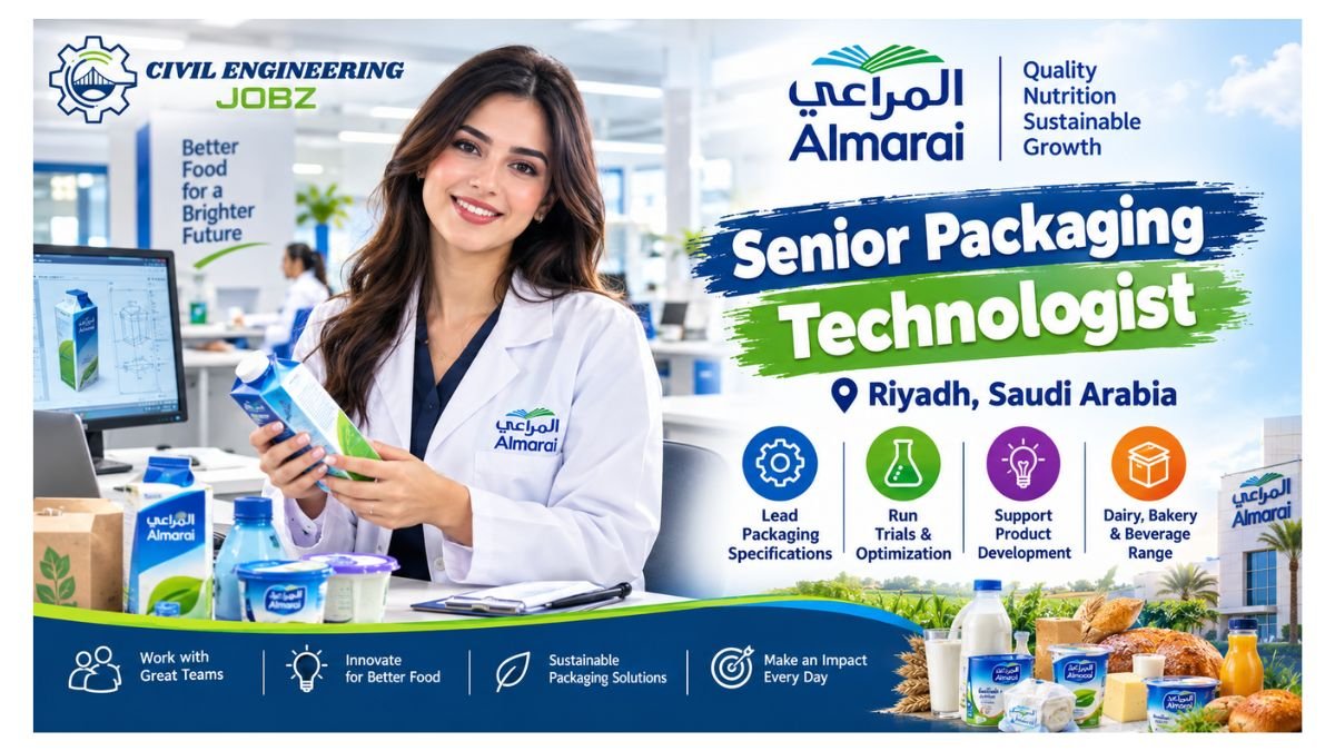Senior Packaging Technologist Jobs Riyadh 2026 